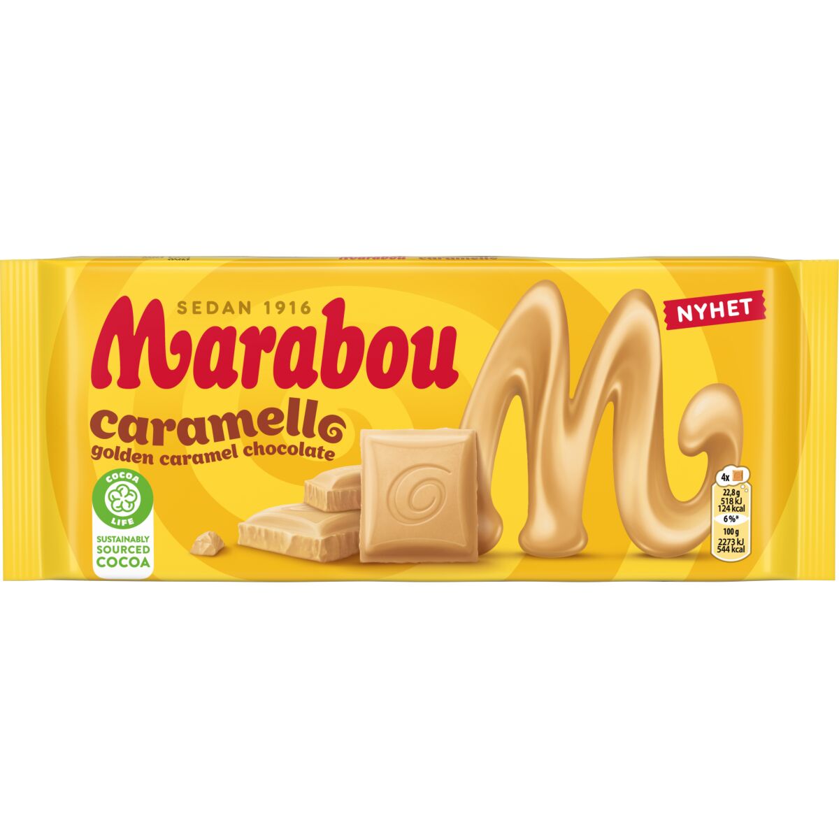 Marabou Caramello 160 G Ditt Svenska Skafferi