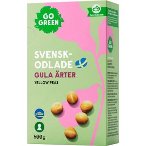 GoGreen Gula Ärter Svenskodlade - 500g