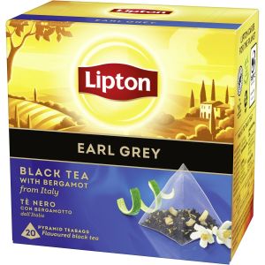 Lipton Svart te Earl Grey Pyramid - 20 st