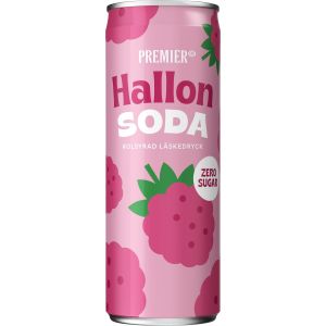 PREMIER Hallonsoda zero - 330ml