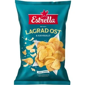 Estrella Parmesan & Havssalt chips - 275 g