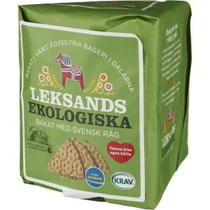 LEKSANDS KNÄCKEBRÖD Trekant Ekologiskt - 200g