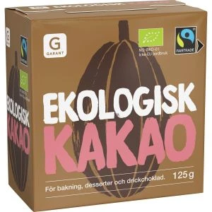 Garant Ekologiska Kakao - 125gr