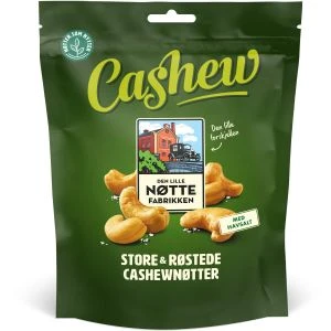 Den Lille Nöttefabrikken Cashewnötter - 250g