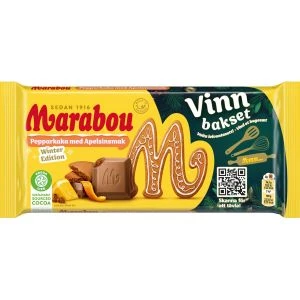 Marabou Pepparkaka med Apelsinsmak LTD - 185 g