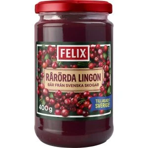 Felix Rårörda Lingon - 400g