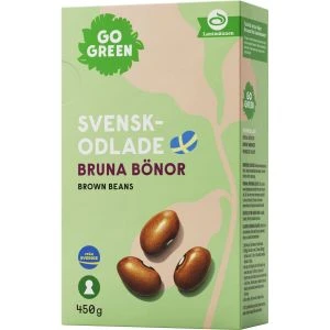 GoGreen Bruna Bönor Svenskodlade - 450 g