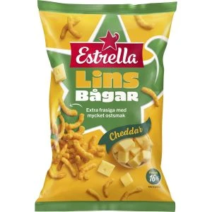 Estrella Linsbågar Cheddar - 150 g